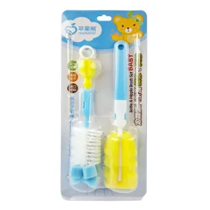 Apple Bear Bottle & Nipple Brush (AB-629)